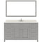 Modern Fittings Caroline 60" Single Bath Vanity with Quartz Top and Round Sink Faucet