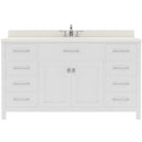 Modern Fittings Caroline 60" Single Bath Vanity with Quartz Top and Square Sink