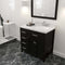 Modern Fittings Caroline Parkway 36" Single Bath Vanity with Cultured Marble Quartz Top and Round Sink Faucet