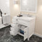 Modern Fittings Caroline Parkway 36" Single Bath Vanity with Cultured Marble Quartz Top and Round Sink Faucet