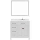 Modern Fittings Caroline Parkway 36" Single Bath Vanity with Cultured Marble Quartz Top and Square Sink