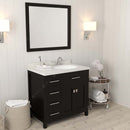 Modern Fittings Caroline Parkway 36" Single Bath Vanity with Quartz Top and Round Sink Faucet