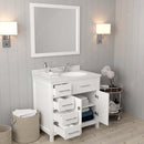 Modern Fittings Caroline Parkway 36" Single Bath Vanity with Quartz Top and Round