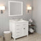 Modern Fittings Caroline Parkway 36" Single Bath Vanity with Quartz Top and Square Sink Faucet