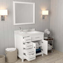 Modern Fittings Caroline Parkway 36" Single Bath Vanity with Quartz Top and Square Sink