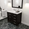 Modern Fittings Caroline Parkway 36" Single Bath Vanity with Cultured Marble Quartz Top and Square Sinks