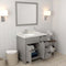 Modern Fitings Caroline Parkway 36" Single Bath Oval Vanity with Quartz Top and Round Sink