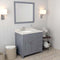 Modern Fitings Caroline Parkway 36" Single Bath Oval Vanity with Quartz Top and Round Sink