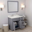 Modern Fittings Caroline Parkway 36" Single Bath Rectangular Vanity with Quartz Top and Square Sink