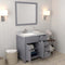 Modern Fittings Caroline Parkway 36" Single Bath Rectangular Vanity with Marble Top and Square Sink