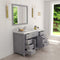 Modern Fittings Caroline Parkway 57" Single Bath Vanity with Calacatta Quartz Top and Round Sink