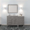 Modern Fittings Caroline Parkway 57" Single Bath Vanity with Cultured Marble Quartz Top and Round Sink