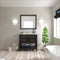 Modern Fittings Caroline Estate 36" Single Bath Vanity with White Quartz Top and Square Sink