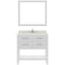 Modern Fittings Caroline Estate 36" Single Bath Vanity with White Quartz Top and Square Sink