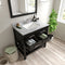 Modern Fittings Caroline Estate 36" Single Bath Vanity with White Marble Top and Square Sink