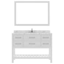 Modern Fittings Caroline Estate 48" Single Bath Vanity with Cultured Marble Quartz Top and Round Sink