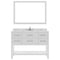 Modern Fittings Caroline Estate 48" Single Bath Vanity with Cultured Marble Quartz Top and Square Sink