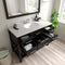 Modern Fittings Caroline Estate 48" Single Bath Vanity with White Quartz Top and Round Sink