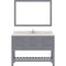 Modern Fittings Caroline Estate 48" Single Bath Vanity with White Quartz Top and Round Sink