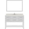 Modern Fittings Caroline Estate 48" Single Bath Vanity with White Quartz Top and Round Sink