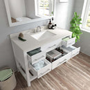 Modern Fittings Caroline Estate 48" Single Bath Vanity with Quartz Top and Square Sink