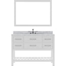 Modern Fittings Caroline Estate 48" Single Bath Vanity with Marble Top and Round Sink