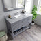 Modern Fittings Caroline Estate 48" Single Bath Vanity with Marble Top and Square Sink Faucet