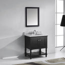 Modern Fittings Julianna 32" Single Bath Vanity with Marble Top and Round Sink Faucet