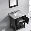 Modern Fittings Julianna 32" Single Bath Vanity with Marble Top and Round Sink Faucet