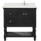 Modern Fittings Julianna 36" Single Bath Vanity with Dazzle Quartz Top and Round Sink