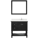 Modern Fittings Julianna 36" Single Bath Vanity with Dazzle Quartz Top and Square Sink