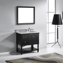 Modern Fittings Julianna 36" Single Bath Vanity with Marble Top and Round Sink Faucet