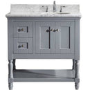 Modern Fittings Julianna 36" Single Bath Vanity with Marble Top and Round Sink