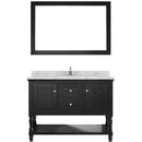 Modern Fittings Julianna 48" Single Bath Vanity with Cultured Marble Quartz Top and Round Sink