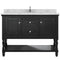 Modern Fittings Julianna 48" Single Bath Vanity with Cultured Marble Quartz Top and Square Sink