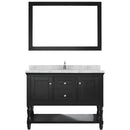 Modern Fittings Julianna 48" Single Bath Vanity with Cultured Marble Quartz Top and Square Sink
