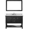 Modern Fittings Julianna 48" Single Bath Vanity with Marble Top and Round Sink Faucet