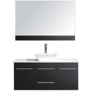 Modern Fittings Marsala 48" Single Bath Vanity with Engineered Stone Top and Square Sink