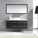 Modern Fittings Ceanna 53.5" Single Bath Vanity with Engineered Stone Top and Square Sink