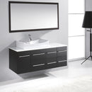 Modern Fittings Ceanna 53.5" Single Bath Vanity with Engineered Stone Top and Square Sink