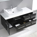 Modern Fittings Ceanna 53.5" Single Bath Vanity with Engineered Stone Top and Square Sink