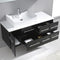 Modern Fittings Ceanna 53.5" Single Bath Vanity with Engineered Stone Top and Square Sink