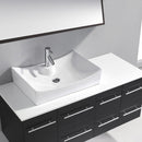 Modern Fittings Ceanna 53.5" Single Bath Vanity with Engineered Stone Top and Square Sink Faucet