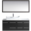 Modern Fittings Ceanna 53.5" Single Bath Vanity with Engineered Stone Top and Square Sink Faucet