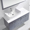 Modern Fittings Ceanna 53.5" Single Bath Vanity with Engineered Stone Top and Square Sink Faucet