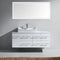 Modern Fittings Ceanna 53.5" Single Bath Vanity with Engineered Stone Top and Square Sink