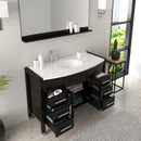 Modern Fittings Ava 48" Single Bath Vanity with Engineered Stone Top and Round Sink