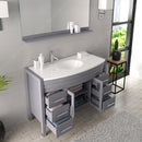 Modern Fittings Ava 48" Single Bath Vanity with Engineered Stone Top and Round Sink