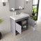 Modern Fittings Gloria 36" Single Bath Vanity with Ceramic Top and Integrated Square Sink