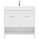 Modern Fittings Gloria 36" Single Bath Vanity with Ceramic Top and Integrated Square Sink
